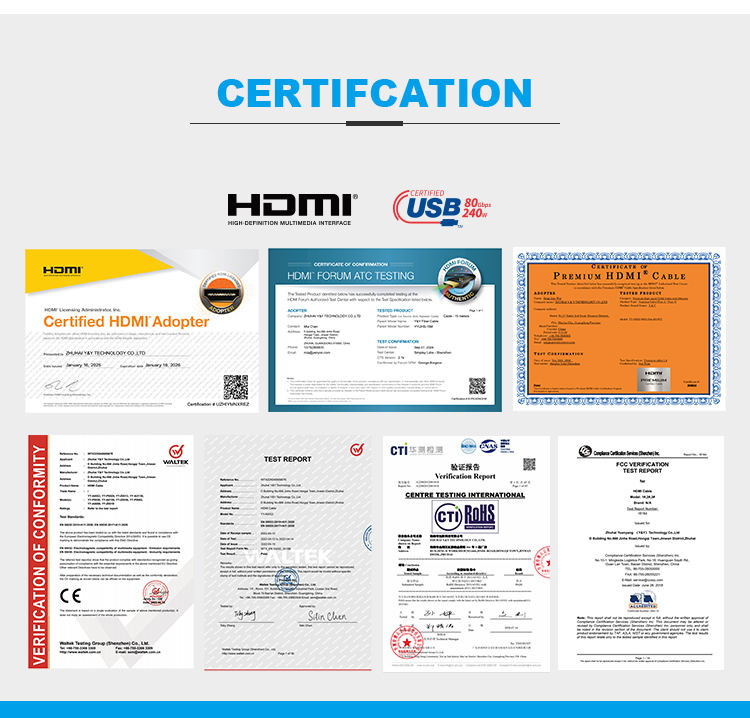 8k-link certifications